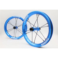 Rodas de alumínio AL6061 Versão do rolamento Diferentes tratamento de superfície de 12 polegadas Biciche Bike Wheel Set